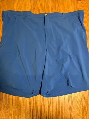 Columbia PFG Omni-Shield Blue Fishing Shorts Mens 52 Stretch Water Repellent